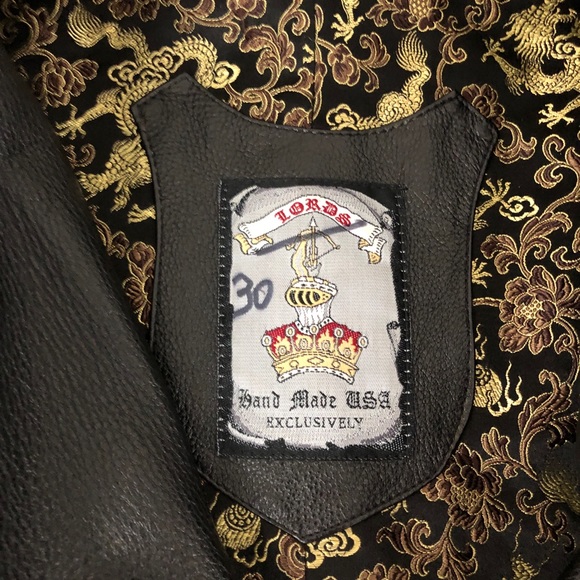 LORDS Hand Made USA Exclusively Leather Trench - Picture 9 of 9